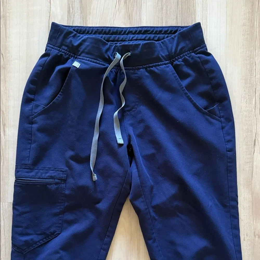FIGS Navy Zamora Jogger Scrub Pants